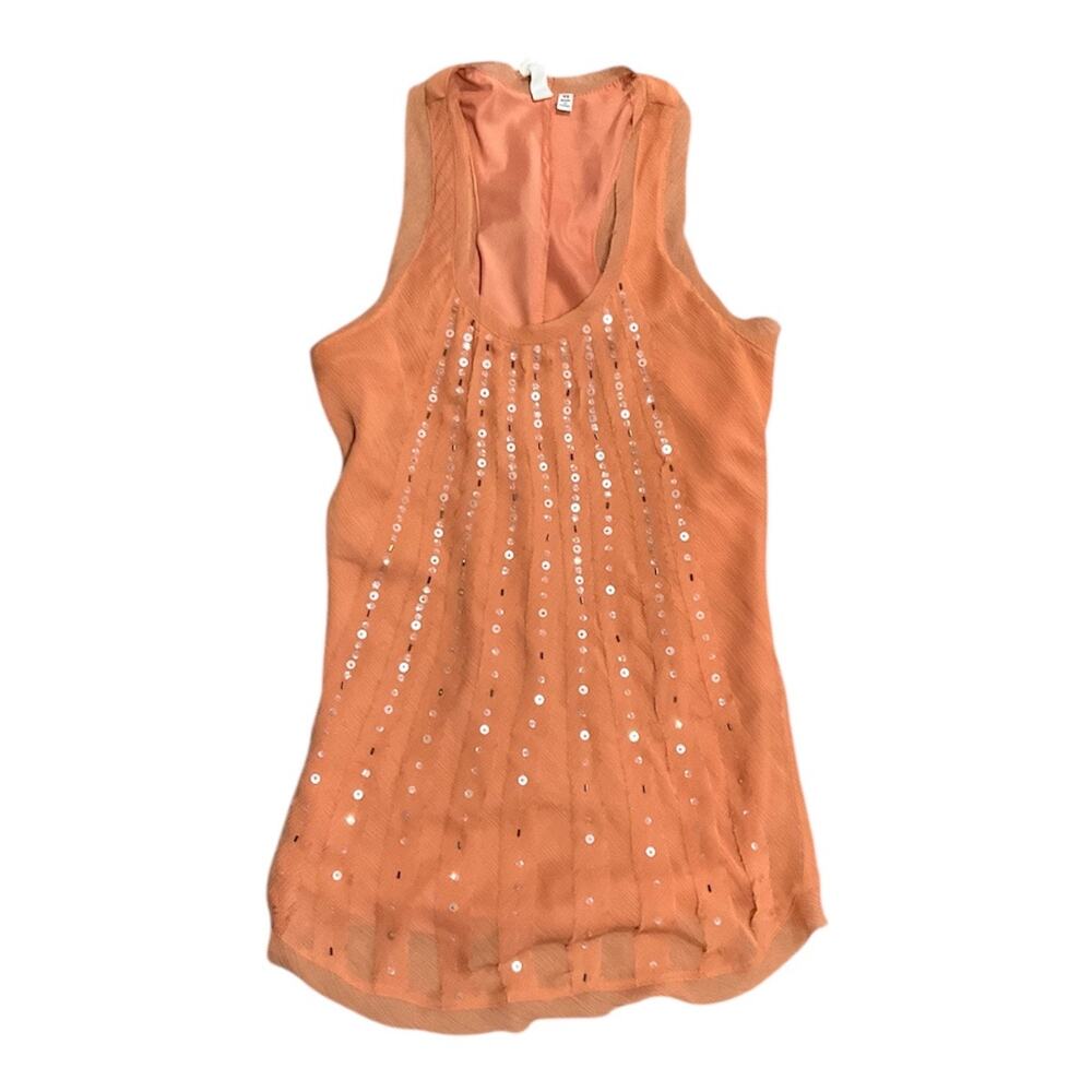Y2K Bobbi & Nikki Tank Women Orange XS